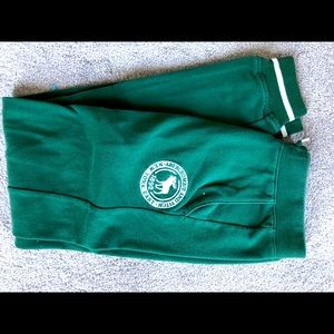 Boys Abercrombie Kids Joggers: Green